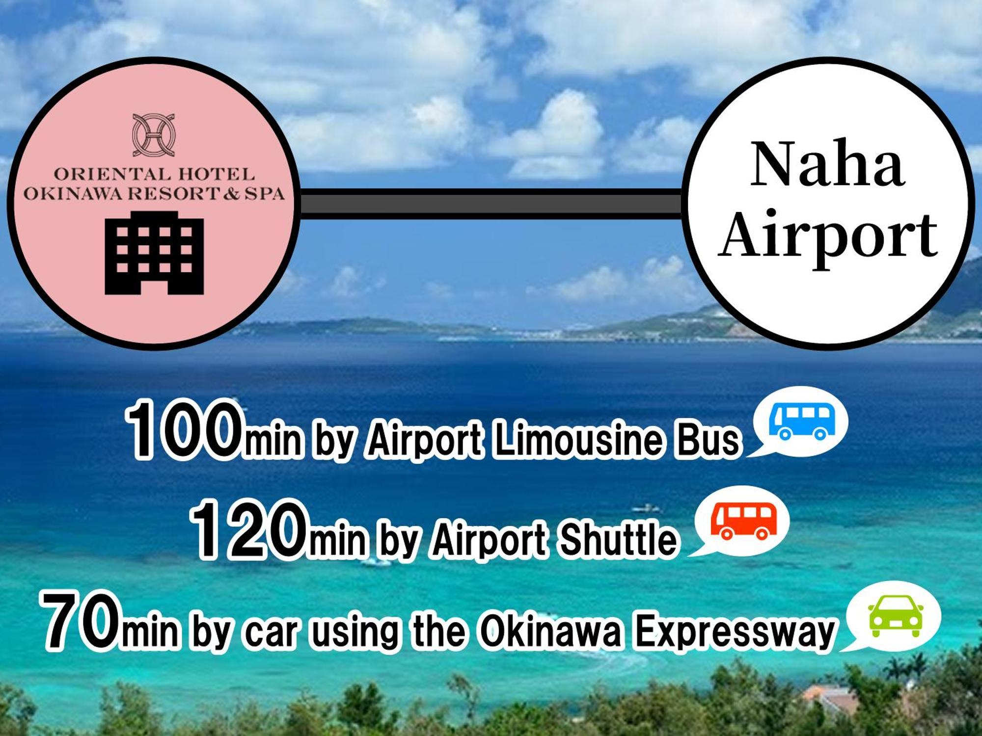 Oriental Hotel Okinawa Resort & Spa Nago Exterior photo Access to the hotel